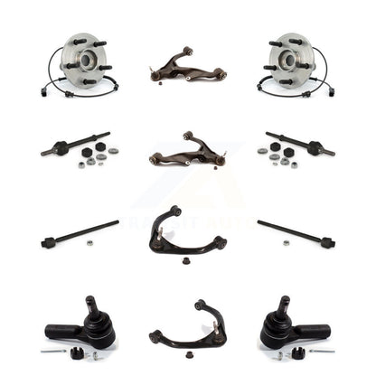 Bearing Lower Upper Control Arm Outer Inner Tie Rod Link Front Kit For Ram 1500