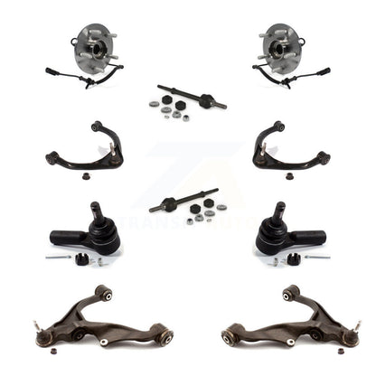 Bearing Lower Upper Control Arm Outer Tie Rod Link Front Kit (10Pc) For Ram 1500