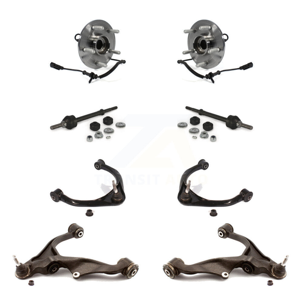 Bearing Lower Upper Control Arm & Link Front Kit (8Pc) For Ram 1500 Classic 4WD