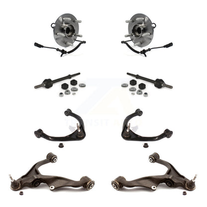 Bearing Lower Upper Control Arm & Link Front Kit (8Pc) For Ram 1500 Classic 4WD