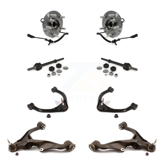 Bearing Lower Upper Control Arm & Link Front Kit (8Pc) For Ram 1500 Classic 4WD