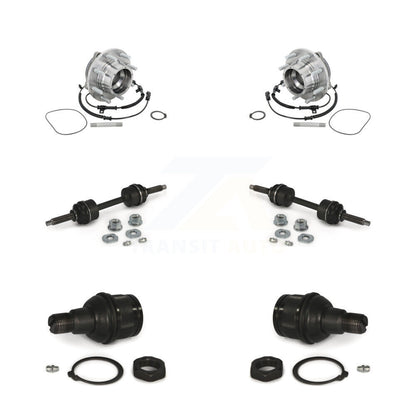 Hub Bearing Lower Ball Joint & Sway Bar Link Front Kit For Ford F-450 Super Duty