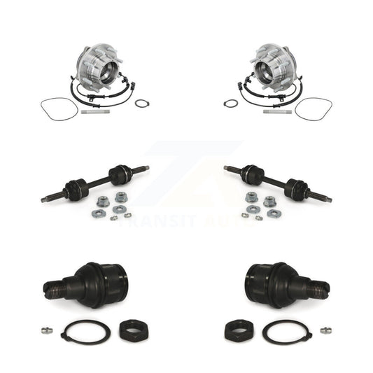 Hub Bearing Lower Ball Joint & Sway Bar Link Front Kit For Ford F-450 Super Duty
