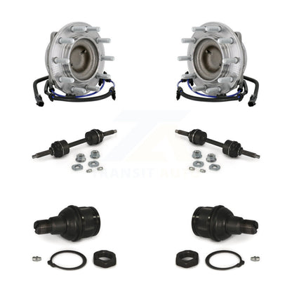 Hub Bearing Lower Ball Joint & Sway Bar Link Front Kit For Ford F-450 Super Duty