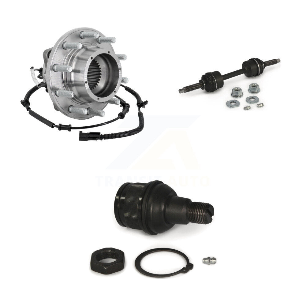 Hub Bearing Link kit Lower Ball Joint Front Kit For Ford F-350 Super Duty F-450