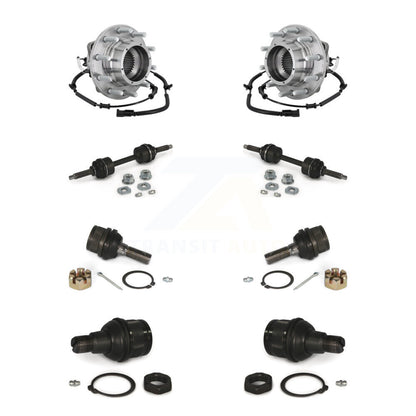 Bearing Upper Lower Ball Joint & Link Front Kit For Ford F-350 Super Duty F-450