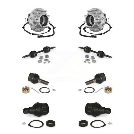 Bearing Upper Lower Ball Joint & Link Front Kit For Ford F-350 Super Duty F-450