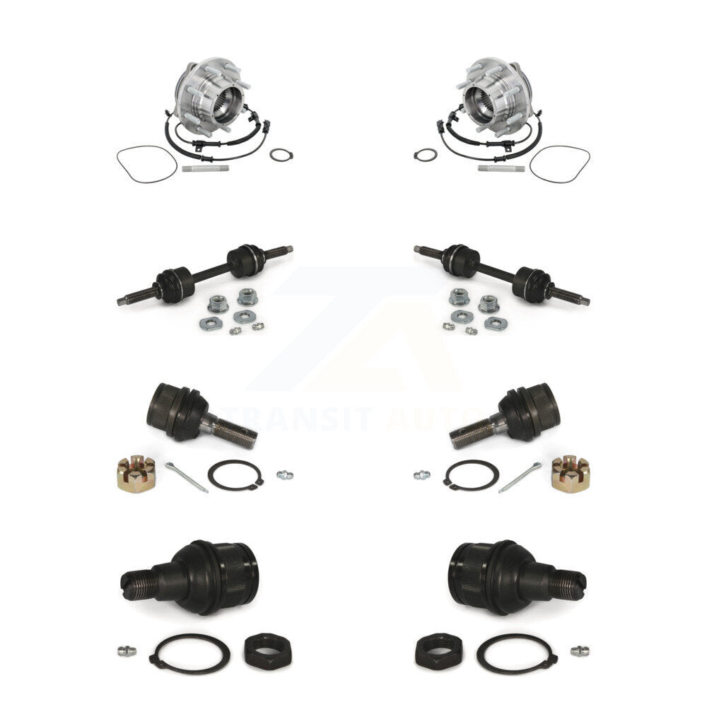 Bearing Upper Lower Ball Joint Sway Bar Link Front Kit For Ford F-450 Super Duty