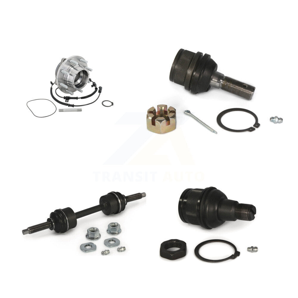 Hub Bearing Link kit Upper Lower Ball Joint Front Kit For Ford F-450 Super Duty