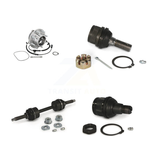 Hub Bearing Link kit Upper Lower Ball Joint Front Kit For Ford F-450 Super Duty