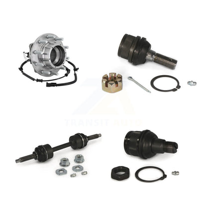 Hub Bearing Link kit Upper Lower Ball Joint Front Kit For Ford F-350 Super Duty