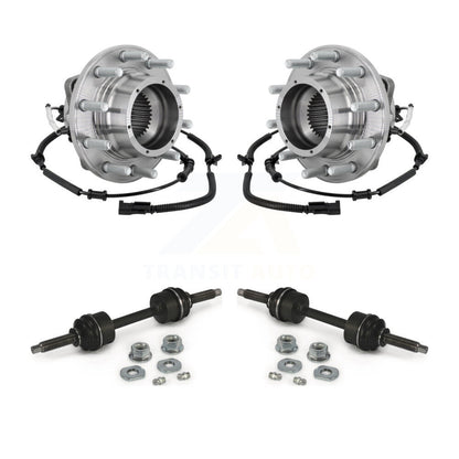 Hub Bearing Assembly And Link Front Kit For Ford F-350 Super Duty F-450 F-550