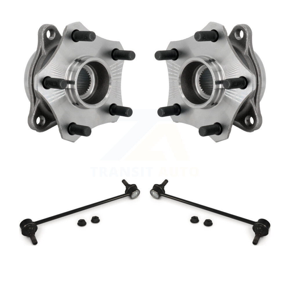 Hub Bearing Assembly And Link Front Kit For 2010-2013 Suzuki Kizashi