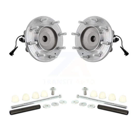 Hub Bearing Assembly & Link Front Kit For GMC Sierra 3500 HD Chevrolet Silverado