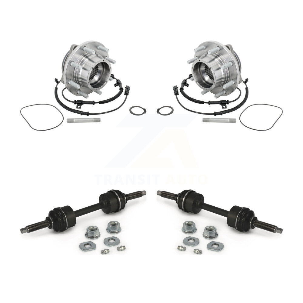 Hub Bearing Assembly Link Front Kit For Ford F-450 Super Duty With 8 Lug Wheels