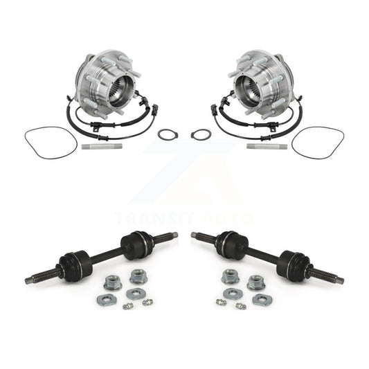 Hub Bearing Assembly Link Front Kit For Ford F-450 Super Duty With 8 Lug Wheels