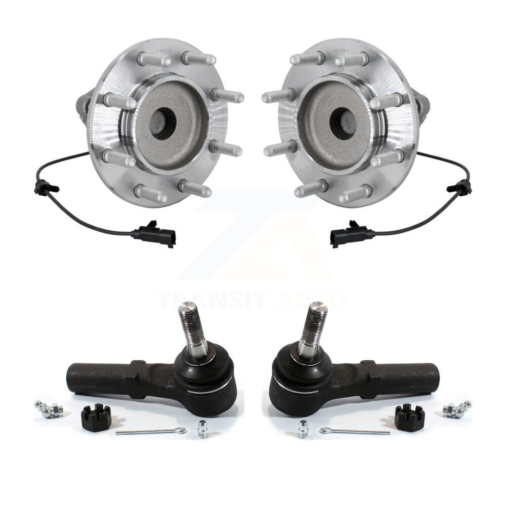 Wheel Bearing And Tie Rod End Front Kit For GMC Savana 3500 Chevrolet Express