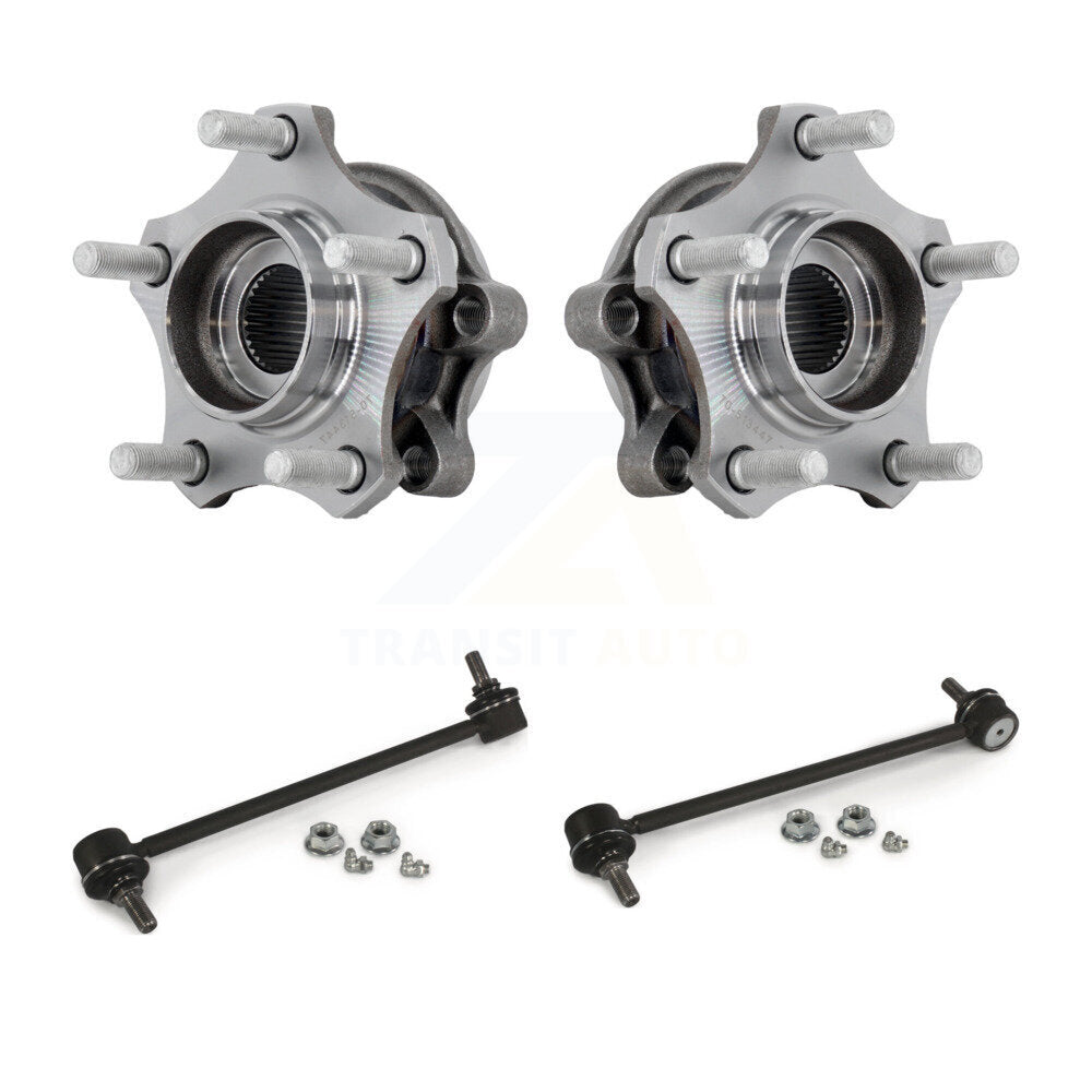 Hub Bearing Assembly And Link Front Kit For 2019-2023 Nissan Altima