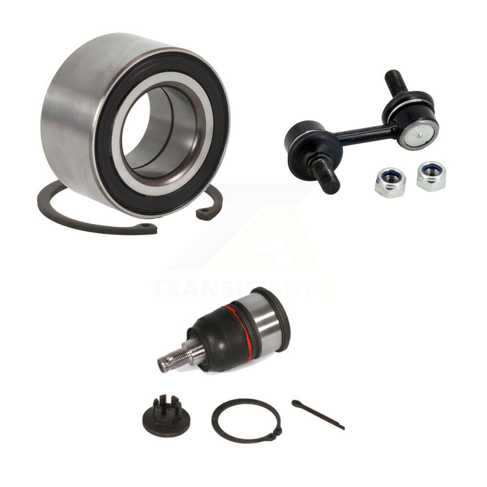 Wheel Bearing Link kit & Lower Ball Joint Front Left Kit For 2007-2008 Acura TL