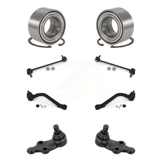 Bearing Lower Ball Joint Outer Tie Rod & Link Front Kit (8Pc) For Hyundai Tucson