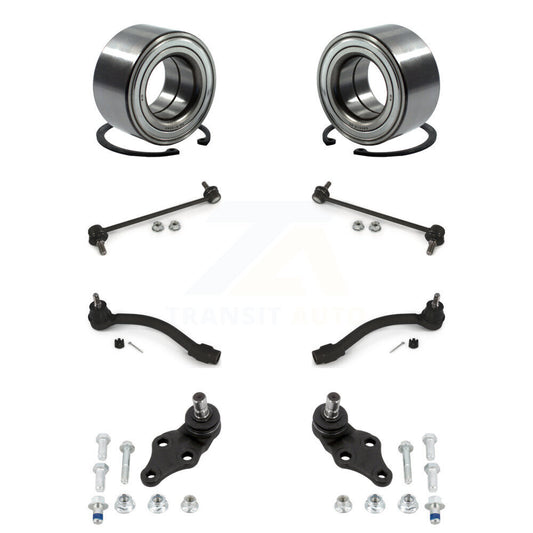 Bearing Lower Ball Joint Outer Tie Rod End Link Front Kit (8Pc) For Kia Soul EV