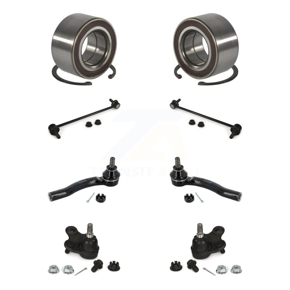 Bearing Lower Ball Joint Outer Tie Rod Link Front Kit (8Pc) For 12-16 Honda CR-V