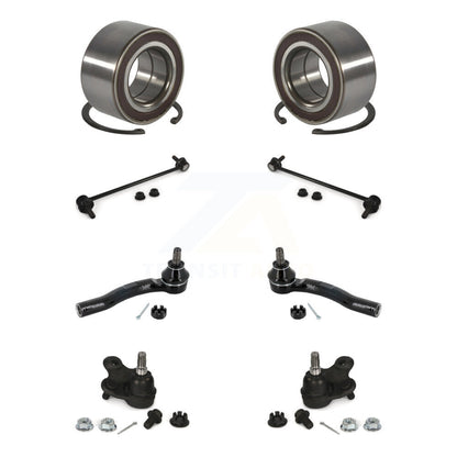 Bearing Lower Ball Joint Outer Tie Rod Link Front Kit (8Pc) For 12-16 Honda CR-V