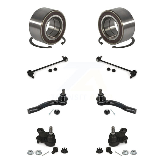 Bearing Lower Ball Joint Outer Tie Rod Link Front Kit (8Pc) For 12-16 Honda CR-V