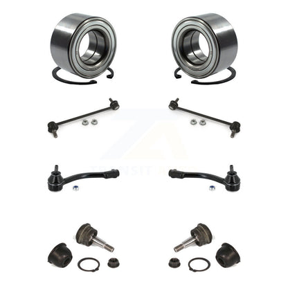 Bearing Lower Ball Joint Outer Tie Rod Link Front Kit (8Pc) For Kia Forte Forte5