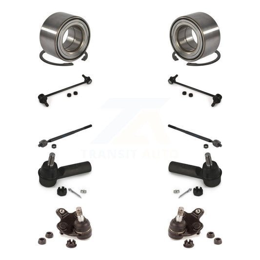 Bearing Lower Ball Joint Outer Inner Tie Rod & Link Front Kit (10Pc) For Toyota