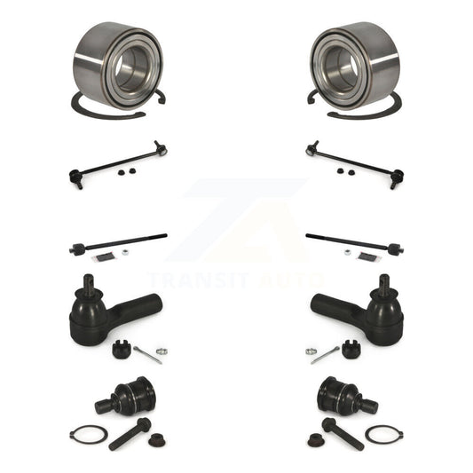 Bearing Lower Ball Joint Outer Inner Tie Rod End Link Front Kit (10Pc) For Ford