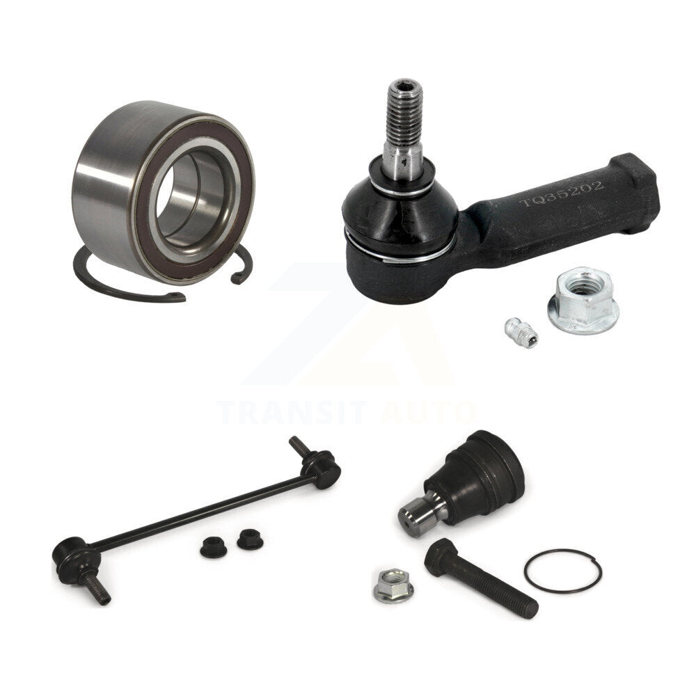 Bearing Link kit Lower Ball Joint Outer Tie Rod Front Right Kit For Ford Fiesta