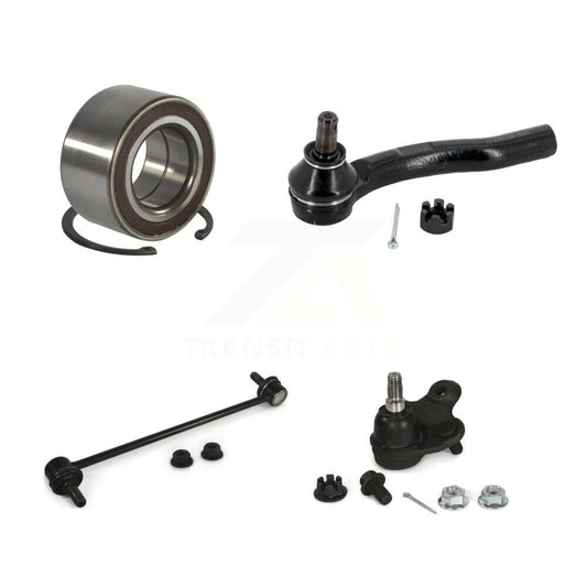 Bearing Link kit Lower Ball Joint & Outer Tie Rod Front Right Kit For Honda CR-V