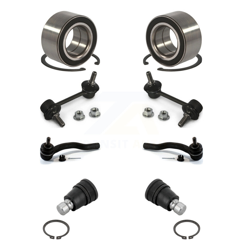 Bearing Lower Ball Joint Outer Tie Rod Link Front Kit (8Pc) For 07-12 Mazda CX-7