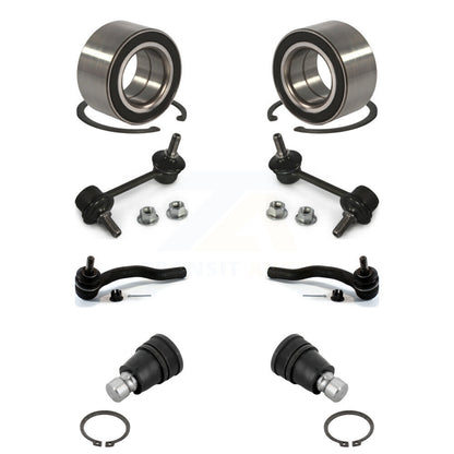 Bearing Lower Ball Joint Outer Tie Rod Link Front Kit (8Pc) For 07-12 Mazda CX-7