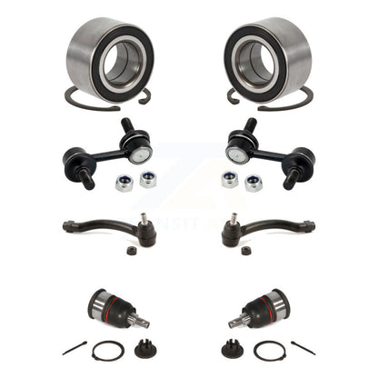 Bearing Lower Ball Joint Outer Tie Rod & Link Front Kit (8Pc) For 07-08 Acura TL
