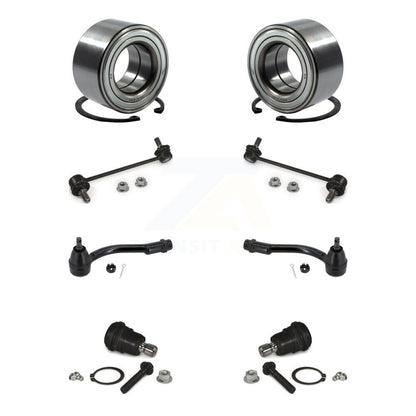 Bearing Lower Ball Joint Outer Tie Rod & Link Front Kit (8Pc) For 10-13 Kia Soul