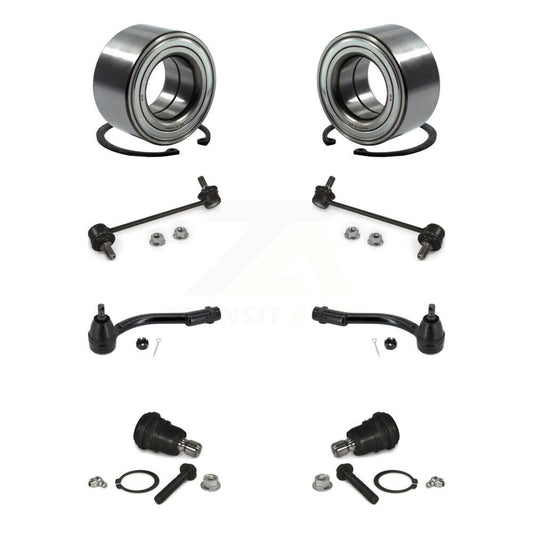 Bearing Lower Ball Joint Outer Tie Rod & Link Front Kit (8Pc) For 10-13 Kia Soul