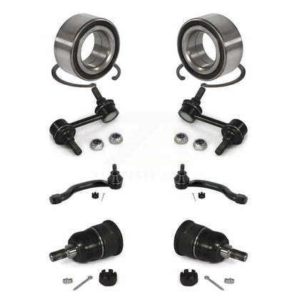 Bearing Lower Ball Joint Outer Tie Rod Link Front Kit (8Pc) For Honda Accord TSX