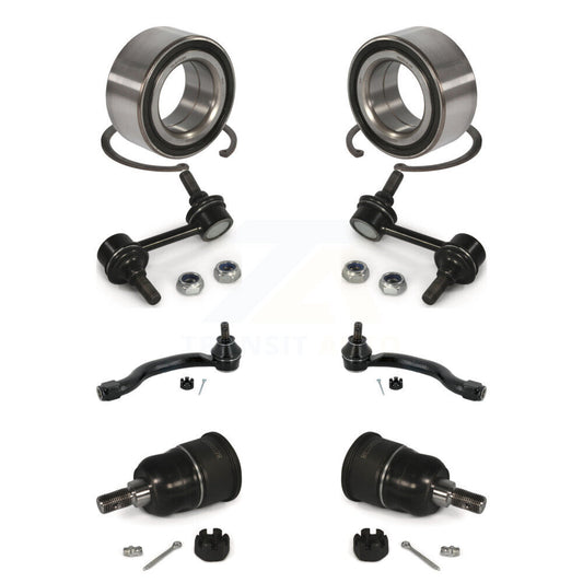 Bearing Lower Ball Joint Outer Tie Rod Link Front Kit (8Pc) For Honda Accord TSX