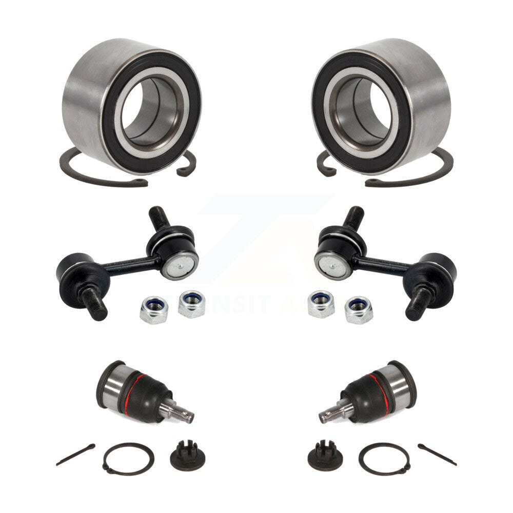 Wheel Bearing Lower Ball Joint & Sway Bar Link Front Kit For 2007-2008 Acura TL