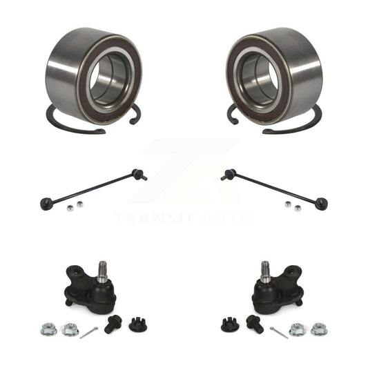 Bearing Lower Ball Joint And Link Front Kit For 2013-2018 Acura RDX Bolt-On Type