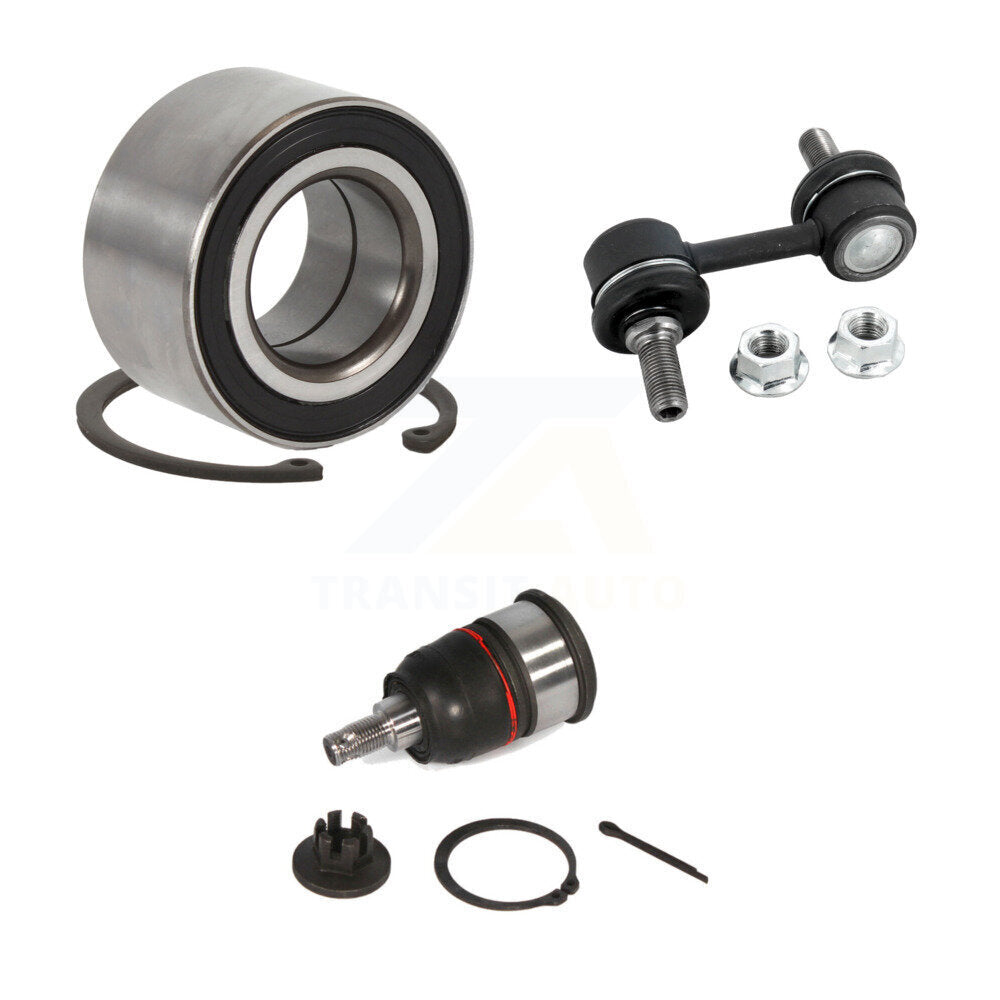 Wheel Bearing Link kit & Lower Ball Joint Front Right Kit For 2007-2008 Acura TL