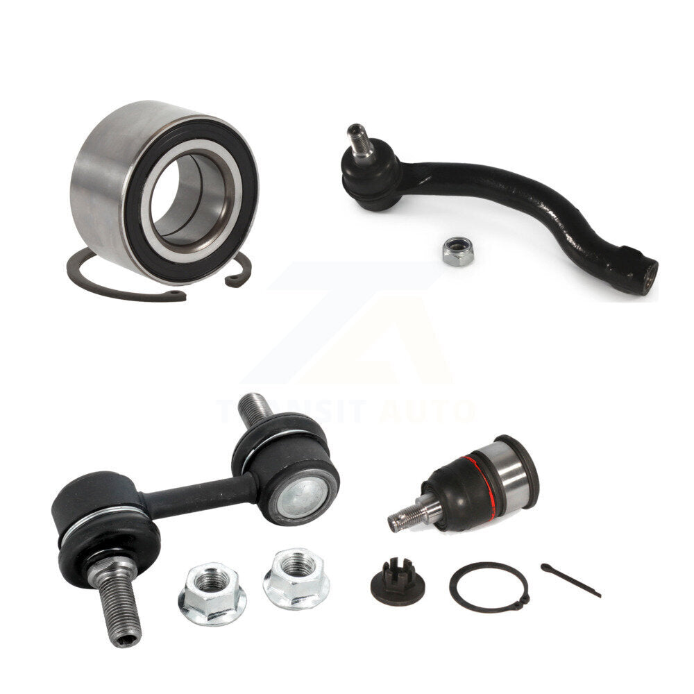 Bearing Link kit Lower Ball Joint Outer Tie Rod End Front Right Kit For Acura TL