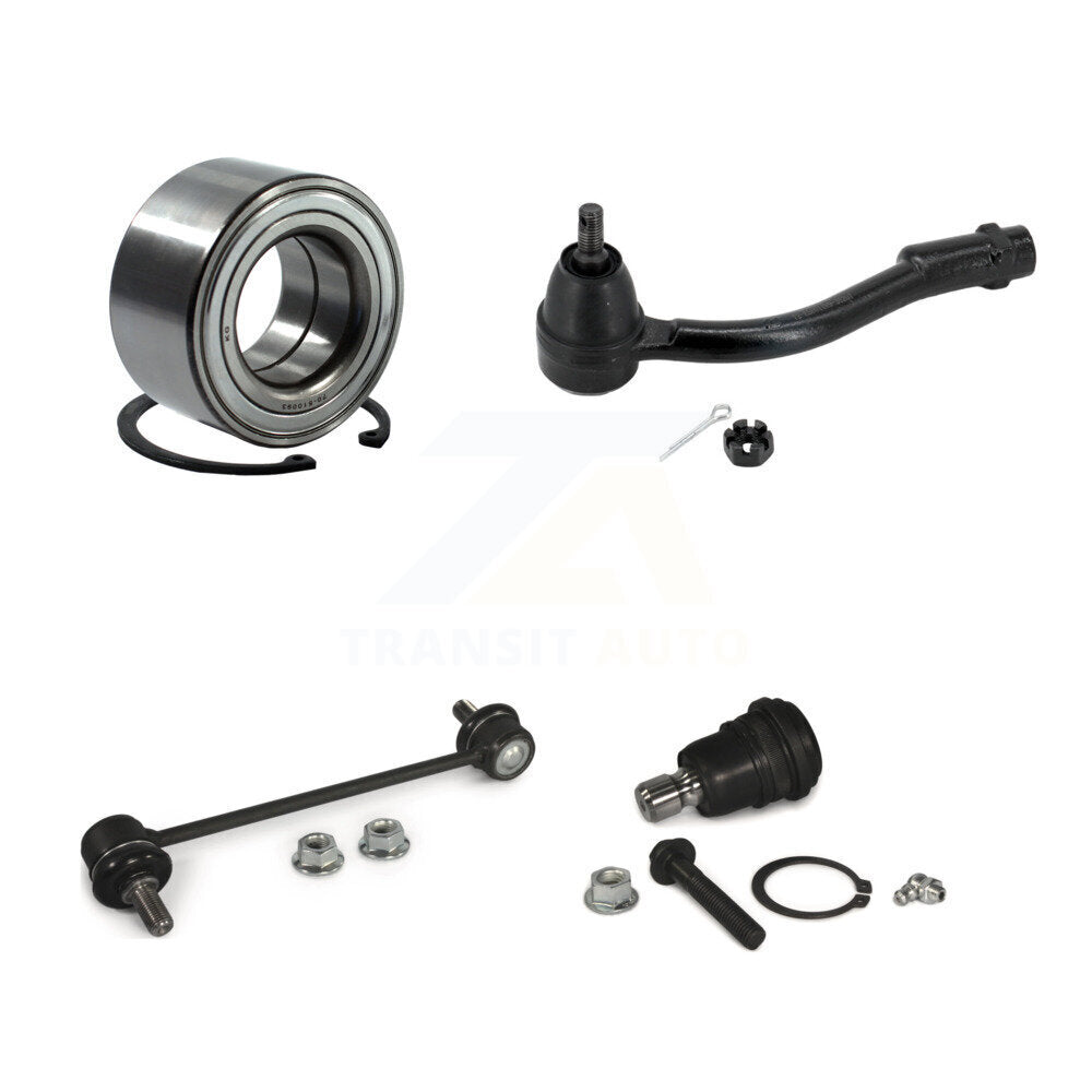 Bearing Link kit Lower Ball Joint Outer Tie Rod End Front Right Kit For Kia Soul