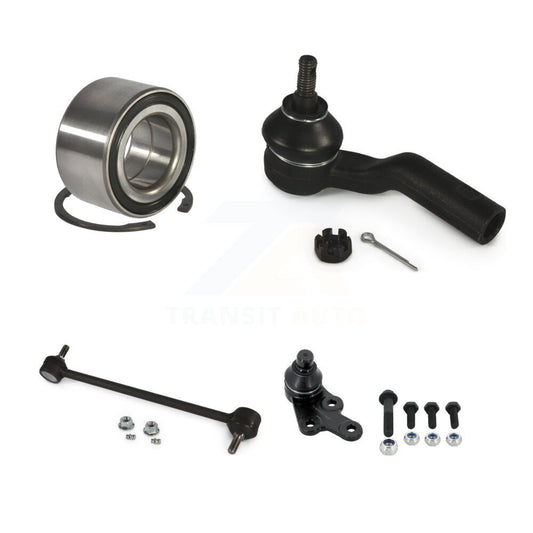 Bearing Link kit Lower Ball Joint & Outer Tie Rod Front Left Kit For Ford Escape