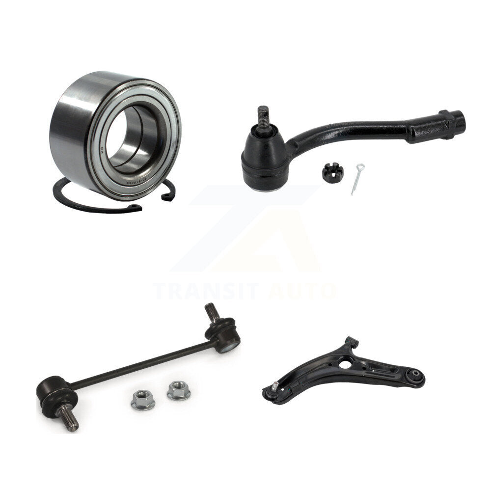 Wheel Bearing Link kit Control Arm Outer Tie Rod End Front Left Kit For Kia Soul