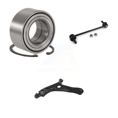 Wheel Bearing Link kit & Lower Control Arm Front Left Kit For Hyundai Tucson Kia