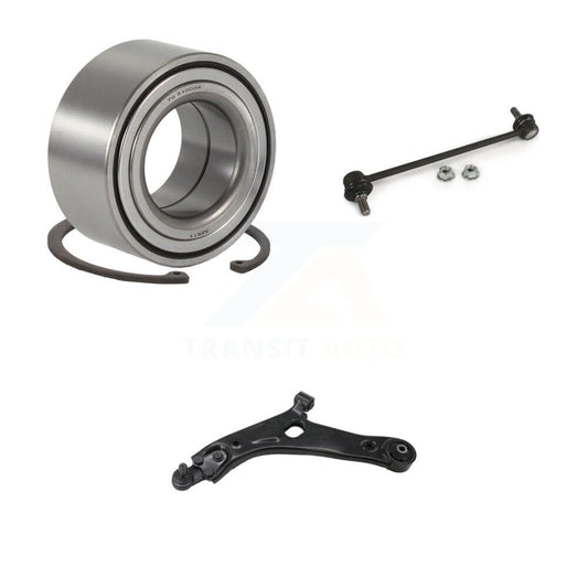 Wheel Bearing Link kit & Lower Control Arm Front Left Kit For Hyundai Tucson Kia