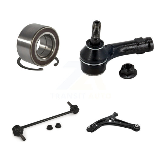 Bearing Link kit Control Arm & Outer Tie Rod End Front Left Kit For Ford Fiesta